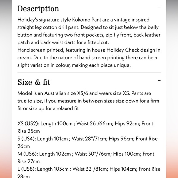 Holiday the Label Kokomo Pant - Cream Check - Picture 6 of 7